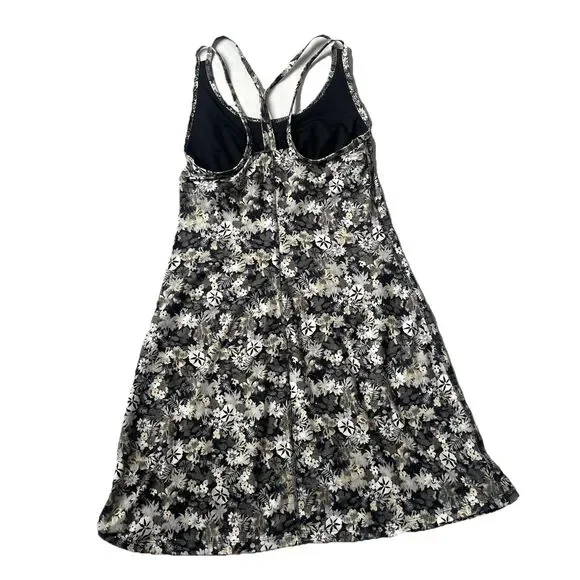 Patagonia Latticeback Strappy Floral Womens Athletic Dress Sz S Bra Stretchy EUC - Picture 2 of 9